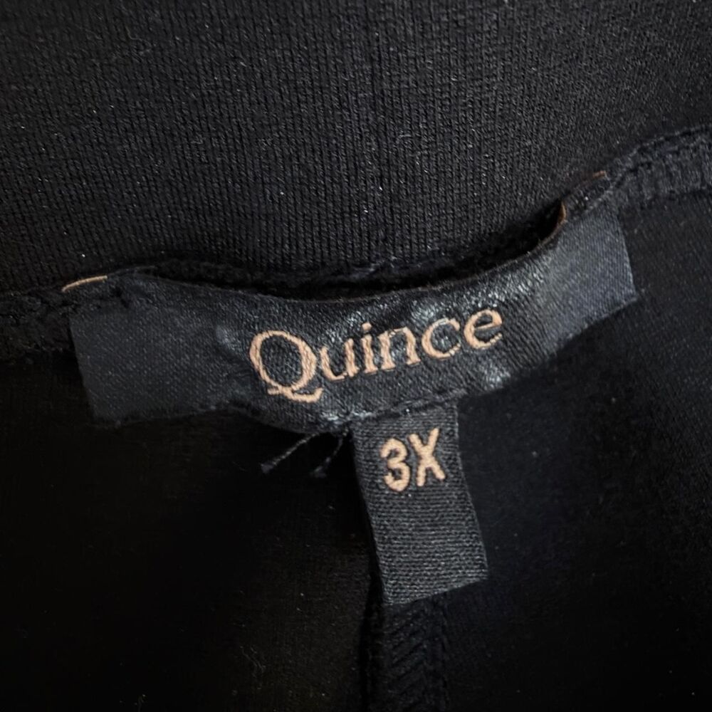 Quince Women's Black Leggings - Picture 2 of 6